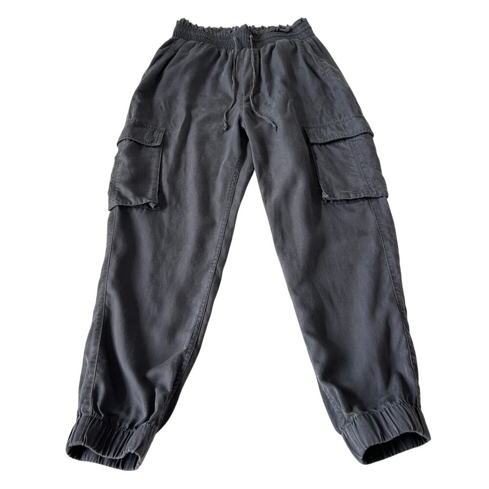 Abercrombie & Fitch Women's Joggers Sz M Gray Pull On Pant Y2K Comfort